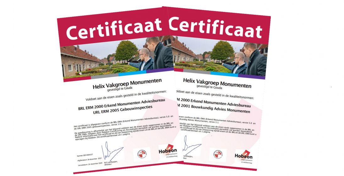Certificaten ERM 1